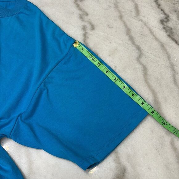 Vintage American Red Cross “VIP DONOR” T-Shirt XL Blue Made in USA Jerzees - Picture 6 of 6